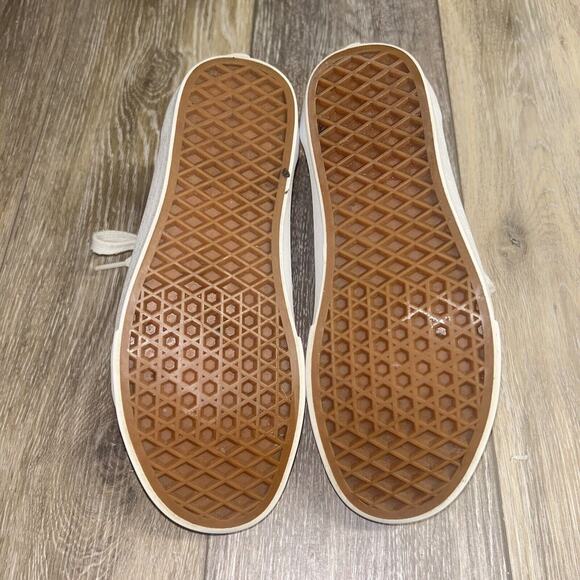 VANS Classic Old Skool White Leather Sneaker Skate Shoes US Size M 4.5 / W 689+3 - Picture 11 of 11